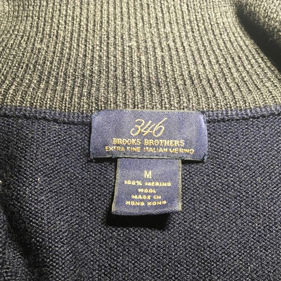 Brooks Brothers Men’s Size M• 1/4 Zip Pullover - Picture 3 of 4